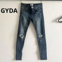 GYDA ダメージ加工 スキニーデニム