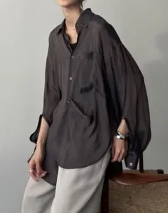 CLANE クラネ CHAMBRAY LOOSE SHIRTのサムネイル