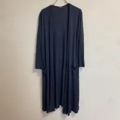 《Demi-Luxe BEAMS》ロングカーディガン　ダークグレー 長袖のサムネイル