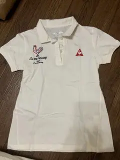 美品　ルコックゴルフ　ポロシャツ　ダンガリー柄　M