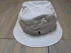 90s Polo by Ralph Lauren バケットハット ホワイトM