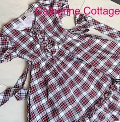 Catherine Cottage チェック柄 ワンピース