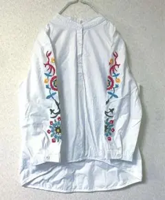 すずらん雪 様専用　　　　　　　PARTYS 花刺繍ブラウスシャツ韓国ナチュラル