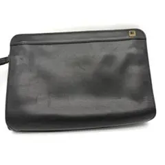 Dunhill ダンヒル レザー セカンドバッグ クラッチバッグ ブラック