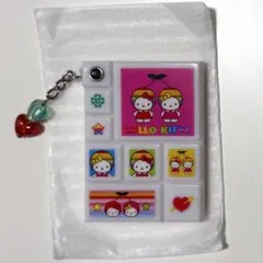 シークレット　タイルシール風ミニミラー　ハローキティ