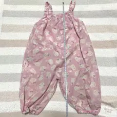 うさぎ柄 ピンク お砂場着のサムネイル