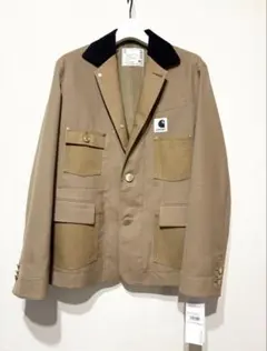 sacai Carhartt 26ss オンライン限定 ベージュ ジャケットのサムネイル