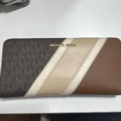 MICHAEL KORS ストライプ長財布