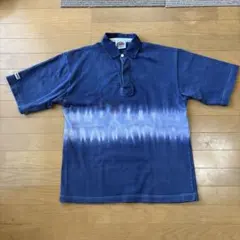 希少カラー❣️カナダ製 バーバリアン 半袖ラガーシャツ⭐️カッコいいタイダイ染め！のサムネイル
