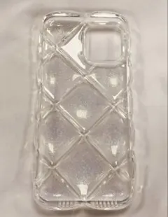 iPhone15 ソフトケース クリア ラメ