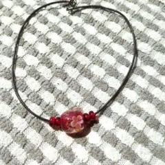 トンボ玉ネックレス