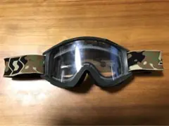 SCOTT モトクロスゴーグル カモフラージュ柄　クリアレンズのサムネイル
