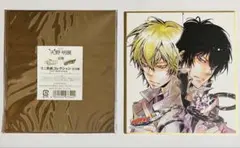 天野明展in京都　家庭教師ヒットマンREBORN ミニ色紙　雲雀恭弥&アラウディ