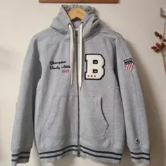 Champion　チャンピオン　ジップパーカー　グレー　テックウィーブ　M