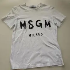 MSGM ロゴプリント 半袖Tシャツ ホワイトのサムネイル