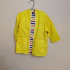 【新品未使用】ベビー　レインコート　リバーシブル　95