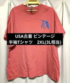 【送料込み】USA古着 ビンテージ　半袖Tシャツ　2XL(3L相当)メンズ