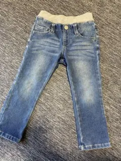 MPS デニムブルー ストレートパンツ 100