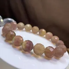 ALLSALE☆2. レアカラー☆ブラウンの様な色合い☆フローライトブレスレット