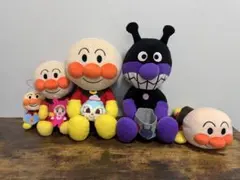アンパンマン　バイキンマン　ぬいぐるみ　5体セット