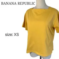 BANANA REPUBLIC Tシャツ イエロー XS 綿 コットン100のサムネイル