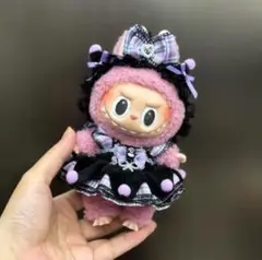 LABUBU（ラブブ）／パープルロリィタ風ジャンスカ×リボンヘッドドレス