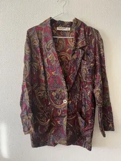 Anne Klein II ペイズリー柄ジャケット XS