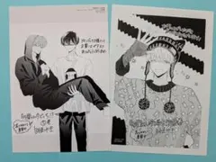 ⑦特典のみ■多聞くん今どっち！？ 5　メロンブックス　イラストカード　ペーパー