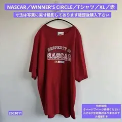 NASCAR／WINNER'S CIRCLE／Tシャツ／XL／赤／2603011