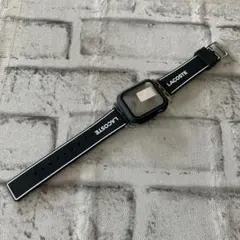 LACOSTE シリコンバンド ブラック 調整可能