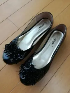 [新品未使用]　エナメルパンプス24cm