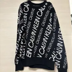 CALVIN KLEIN JEANS ブラックニット XLのサムネイル