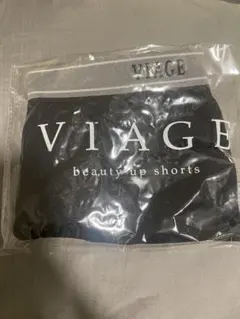 VIAGE ビューティアップショーツ L ブラック×グレー