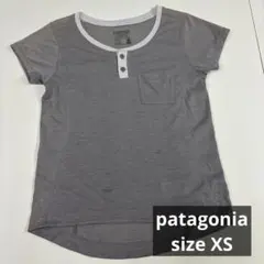 patagonia ヘンリーネック　Tシャツ　アウトドア　古着女子　XS