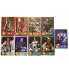 プロレス 複製サイン入りトレーディングカードセット