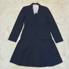 english girl スカートスーツ　ネイビー　ストライプ　7号　コナカ