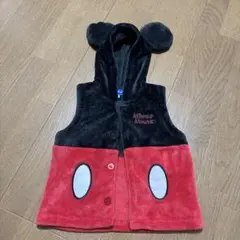 Disney ミッキーマウス フード付きベスト 100
