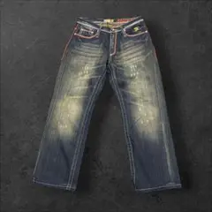 y2k archive remake flare denim pants - メルカリ