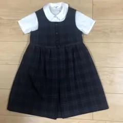 CHOPIN ショパン　格子柄ジャンパースカート 120