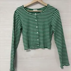 最終値下げ　green label relaxing クロップドカーディガン