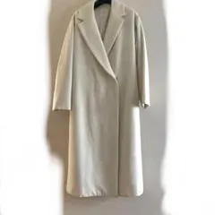H&M アイボリー ダブルブレスト ロングコート XS - メルカリ