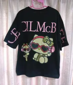 ハローキティ×セシルマクビー　Tシャツ ゆったり着れる大きめ Mサイズ 黒