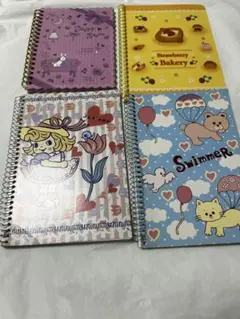 平成　レトロ　ファンシー　スイマー　swimmer リングノート　おまとめ売りのサムネイル