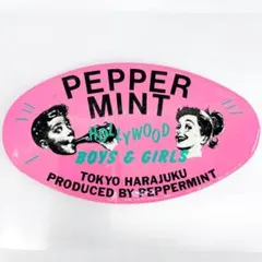 80s 初期 原宿 ペパーミント ロカビリー クリームソーダ ステッカー 中古