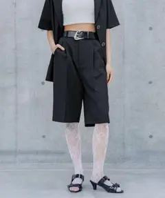 PAGEBOY 美品 ライトエステルハーフパンツ