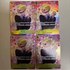 ワンピースカード　サンジ　プロモーションパックex 4枚セット　パラレル