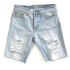 【AMERICAN EAGLE】 アメリカンイーグル　ショート　デニム　0136