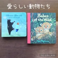 ボードブック２冊　Babes of the Wild　Gyo Fujikawa他