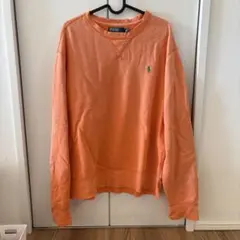 ポロ・ラルフ・ローレン オレンジ長袖トレーナー