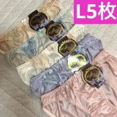 (L-23)レディースショーツまとめ売りL5枚トリコットショーツ